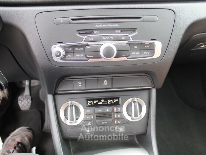 Audi Q3 EXCLUSIVE 2L TDI 140 CV QUATTRO GPS 3D JA 18 USB XÉNON+ LED RADAR RÉGULATEUR - 15
