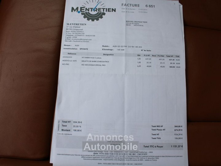 Audi Q3 EXCLUSIVE 2L TDI 140 CV QUATTRO GPS 3D JA 18 USB XÉNON+ LED RADAR RÉGULATEUR - 18