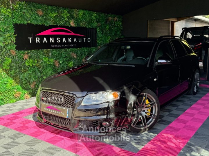 Audi RS4 Quattro B7 Avant 42 i V8 420 ch ~ Toit ouvrant ~ Sièges chauffants ~ Pack F1 ~ Bose ~ Sellerie cuir RS ~ Régulateur - 1
