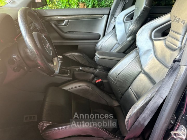 Audi RS4 Quattro B7 Avant 42 i V8 420 ch ~ Toit ouvrant ~ Sièges chauffants ~ Pack F1 ~ Bose ~ Sellerie cuir RS ~ Régulateur - 9