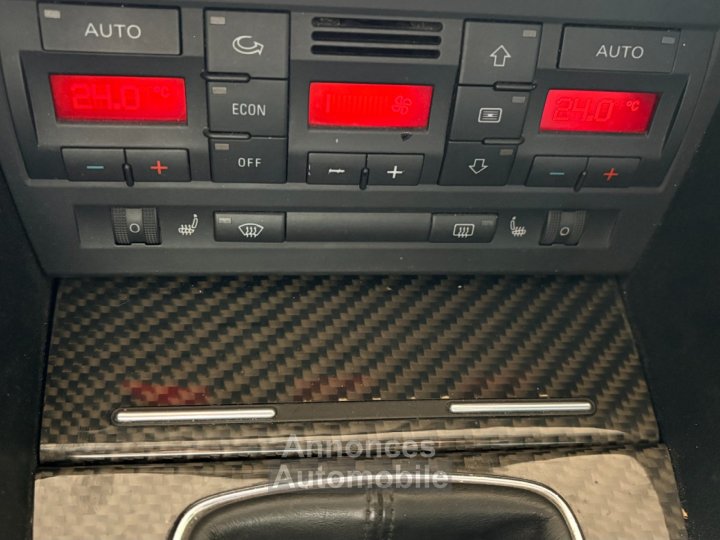 Audi RS4 Quattro B7 Avant 42 i V8 420 ch ~ Toit ouvrant ~ Sièges chauffants ~ Pack F1 ~ Bose ~ Sellerie cuir RS ~ Régulateur - 16