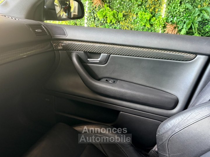 Audi RS4 Quattro B7 Avant 42 i V8 420 ch ~ Toit ouvrant ~ Sièges chauffants ~ Pack F1 ~ Bose ~ Sellerie cuir RS ~ Régulateur - 18