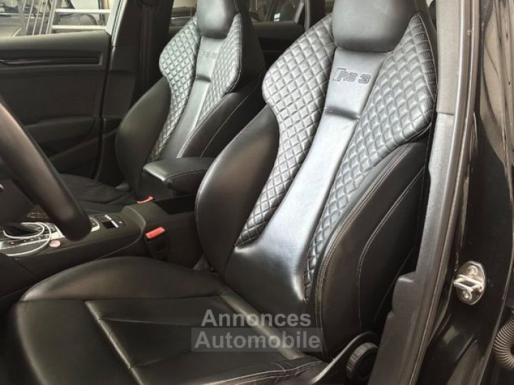 Audi RS3 SPORTBACK 25 TFSI S-tronic TOIT OUVRANT CAMERA DE RECUL GARANTIE 12 MOIS - 12