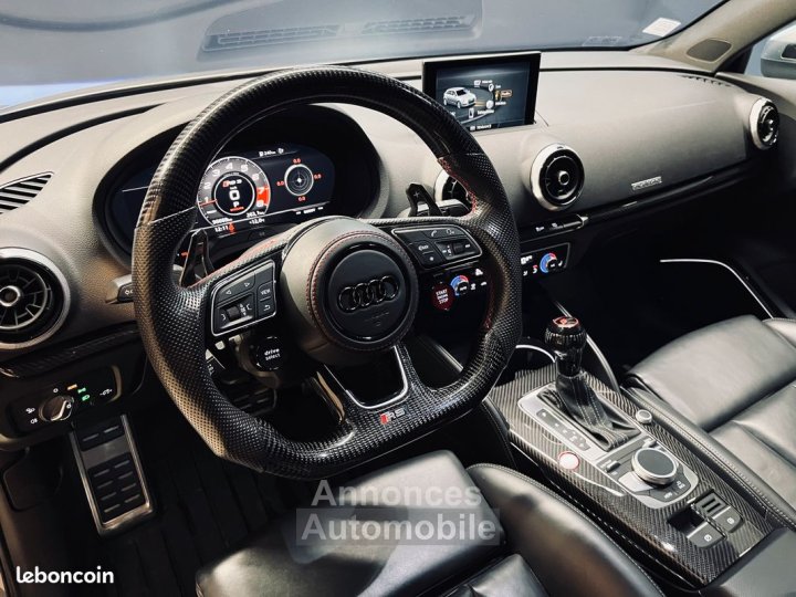 Audi RS3 II (2) SPORTBACK 25 TFSI 400 QUATTRO S TRONIC DAZA Entretien Garantie 12 mois - 3