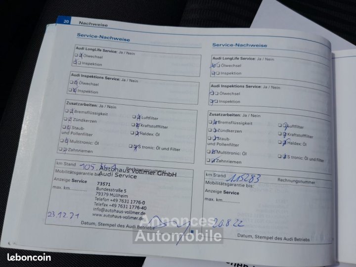 Audi A4 Avant IV (B8) 20 TFSI 180 ch Ambiente Multitronic 2008 - 20