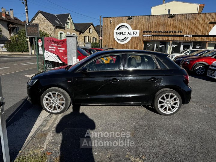 Audi A1 Sportback 16 TDi 116 S line Gps + Clim + Radar AR - 2