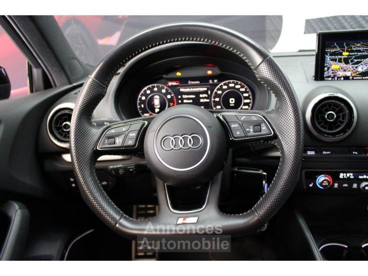 Audi A3 Sportback Quattro 20 TFSI -190 - BV S-Tronic 7 8V S line PHASE 2 - 15
