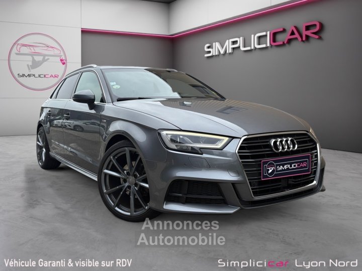 Audi A3 Sportback 20 TDI 150 S tronic 6 S Line / entretien FULL / carplay / VIRTUEL COCKPIT / siege chauffant (GARANTIE 12 MOIS) - 1