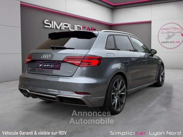 Audi A3 Sportback 20 TDI 150 S tronic 6 S Line / entretien FULL / carplay / VIRTUEL COCKPIT / siege chauffant (GARANTIE 12 MOIS) - 3