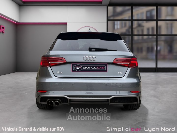 Audi A3 Sportback 20 TDI 150 S tronic 6 S Line / entretien FULL / carplay / VIRTUEL COCKPIT / siege chauffant (GARANTIE 12 MOIS) - 4