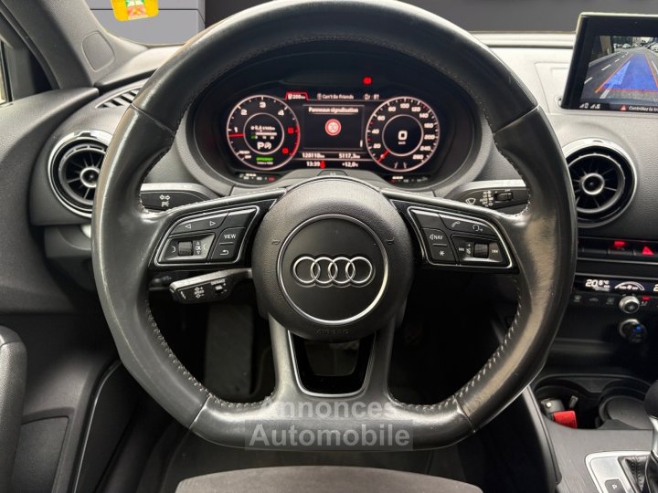 Audi A3 Sportback 20 TDI 150 S tronic 6 S Line / entretien FULL / carplay / VIRTUEL COCKPIT / siege chauffant (GARANTIE 12 MOIS) - 14