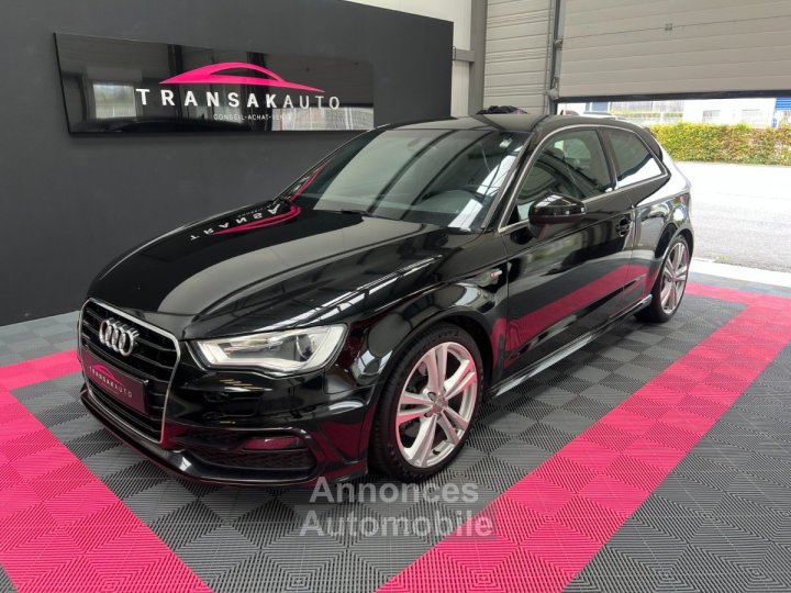 Audi A3 18 TFSI 180 S Line S tronic 7 / SIEGES DIAMANTS - 1