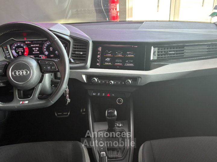 Audi A1 Sportback S Line 30 TFSi 116 ch S tronic 7 ~ Méplat ~ Caméra ~ CarPlay - 10
