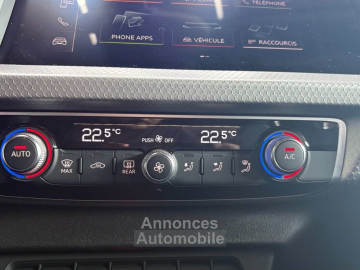 Audi A1 Sportback S Line 30 TFSi 116 ch S tronic 7 ~ Méplat ~ Caméra ~ CarPlay - 22