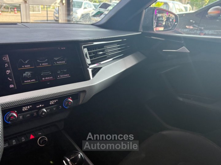 Audi A1 Sportback S Line 30 TFSi 116 ch S tronic 7 ~ Méplat ~ Caméra ~ CarPlay - 23
