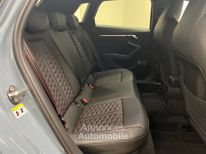 Audi RS3 8Y 25 TFSI 400 ch / Bang & Olusfen / CarPlay / Caméra / Matrix LED / Affihage tête Haute - 11