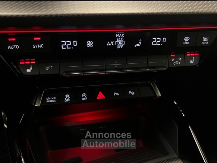 Audi RS3 8Y 25 TFSI 400 ch / Bang & Olusfen / CarPlay / Caméra / Matrix LED / Affihage tête Haute - 16