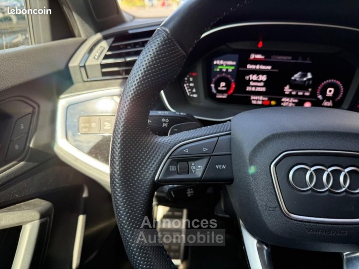 Audi Q3 15 35 TFSI 150 S line S-TRONIC PREMIERE MAIN ENTRETIEN CONSTRUCTEUR CARPLAY FAIBLE KIL - 24
