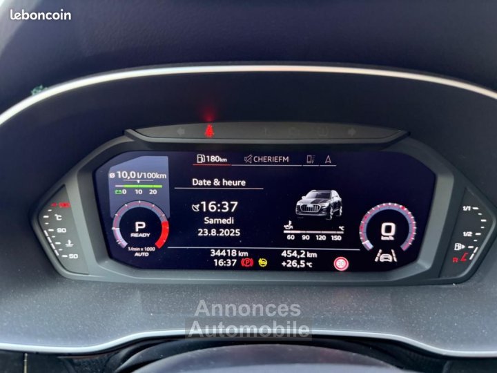 Audi Q3 15 35 TFSI 150 S line S-TRONIC PREMIERE MAIN ENTRETIEN CONSTRUCTEUR CARPLAY FAIBLE KIL - 28