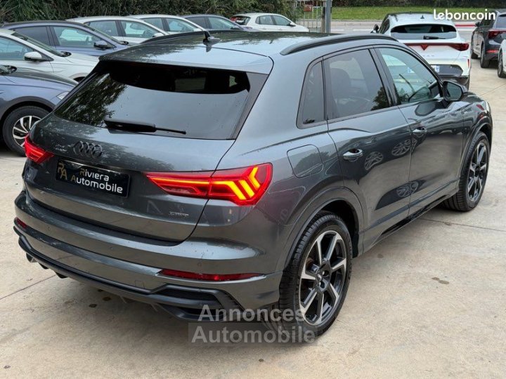 Audi Q3 40 TDI 190Cv S-Line Quattro S-Tronic7 Virtual Cokpit-Lumière Ambiance-Bang&Olufsen 3D-Caméra 360-Volant Méplat S Garantie 12Mois - 4