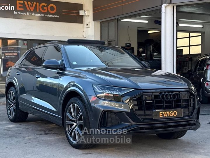 Audi Q8 50 TDI 286 S line QUATTRO TIPTRONIC + TO ATTELAGE ACC SIEGES ELECTRIQUES - 1