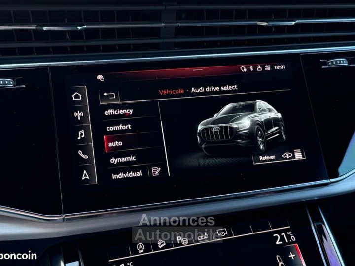 Audi Q8 50 TDI 286 S line QUATTRO TIPTRONIC + TO ATTELAGE ACC SIEGES ELECTRIQUES - 15