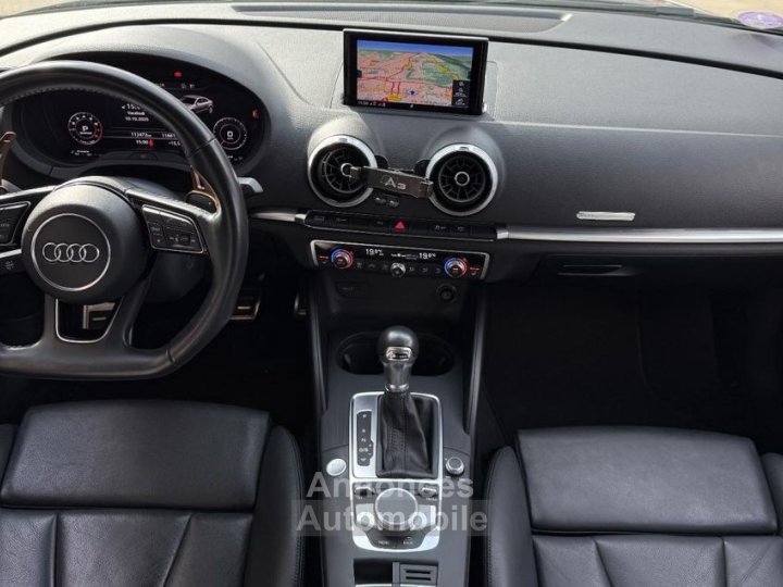 Audi A3 III (2) BERLINE 15 TFSI 150 COD S line tronic 7 + CARPLAY SIEGES AV CHAUFFANTS CAM - 9