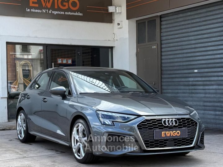 Audi A3 Sportback IV 35 TDI 150 S line tronic 7 + CARPLAY ACC SIEGES CHAUFFANTS PACK AMBI - 1
