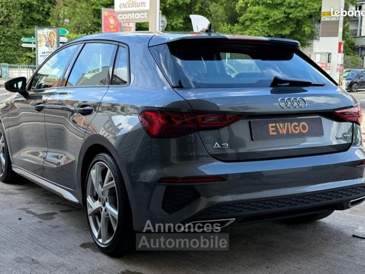 Audi A3 Sportback IV 35 TDI 150 S line tronic 7 + CARPLAY ACC SIEGES CHAUFFANTS PACK AMBI - 5