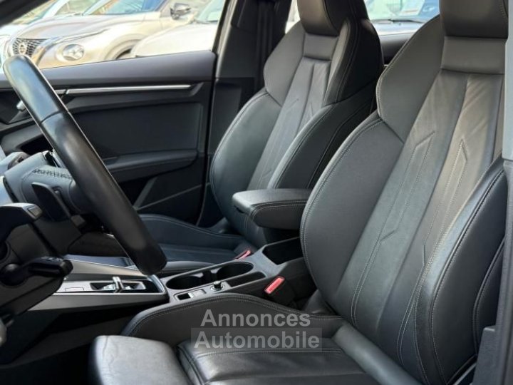 Audi A3 Sportback IV 35 TDI 150 S line tronic 7 + CARPLAY ACC SIEGES CHAUFFANTS PACK AMBI - 8