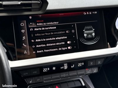 Audi A3 Sportback IV 35 TDI 150 S line tronic 7 + CARPLAY ACC SIEGES CHAUFFANTS PACK AMBI   - 14