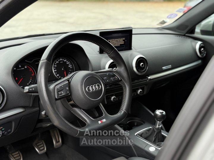 Audi A3 Sportback S-line 35 TFSI -150ch Gris Nardo Garantie 12 mois - 15