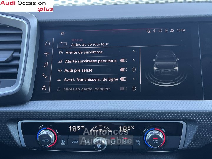 Audi A1 Sportback 30 TFSI 116 ch S tronic 7 Design - 12