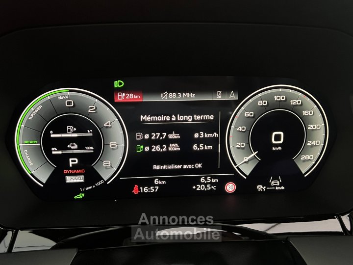 Audi A3 Sportback TFSI e Hybride rechargeable 204 S tronic 6 S line - 35