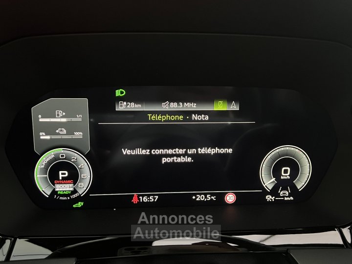 Audi A3 Sportback TFSI e Hybride rechargeable 204 S tronic 6 S line - 42