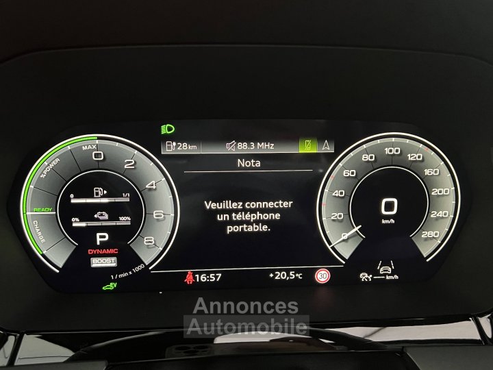 Audi A3 Sportback TFSI e Hybride rechargeable 204 S tronic 6 S line - 43