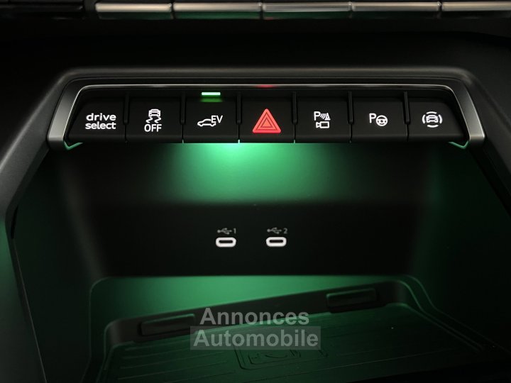 Audi A3 Sportback TFSI e Hybride rechargeable 204 S tronic 6 S line - 64