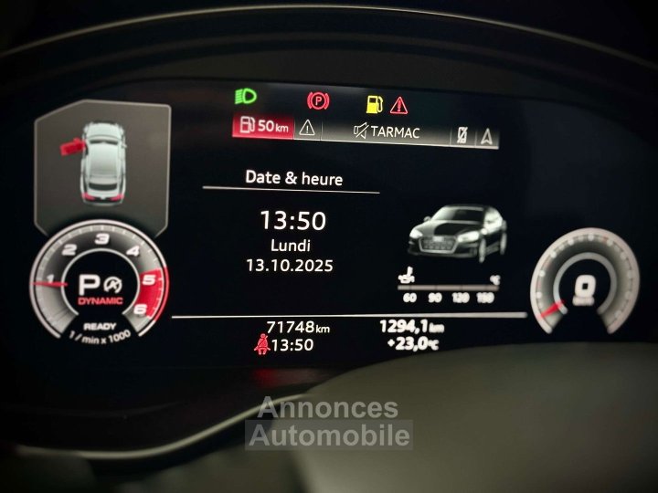 Audi A5 Sportback 20TDi S-LINE-1ERPRO-COCKPIT-CAMERA-PDC - 19