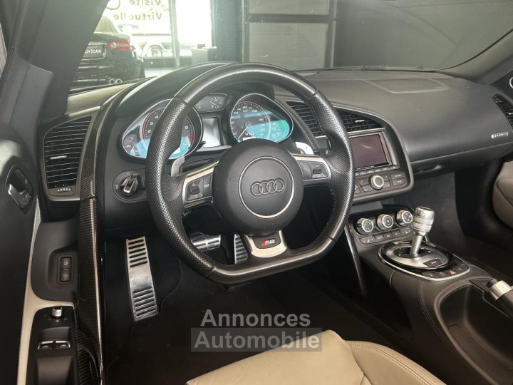 Audi R8 Spyder Quattro 52 V10 FSI BV S-tronic 525 ch Garantie 12 mois - 9