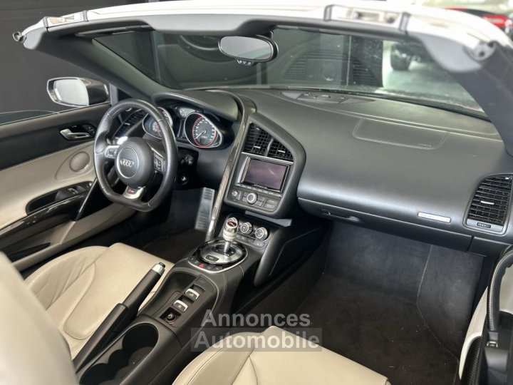 Audi R8 Spyder Quattro 52 V10 FSI BV S-tronic 525 ch Garantie 12 mois - 11