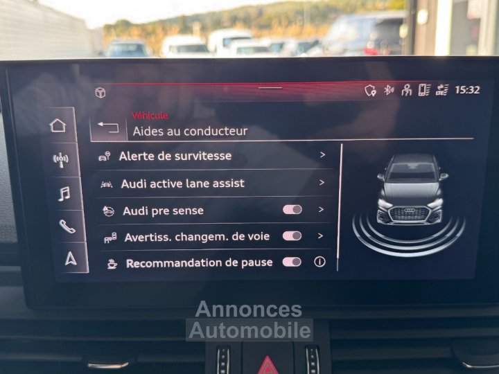 Audi SQ5 SPORTBACK 30 V6 TDI 341 ch Tiptronic 8 Quattro ~ Pack carbone ~ Bang olufsen ~ Caméra 360º ~ Hayon éléctrique ~ - 12