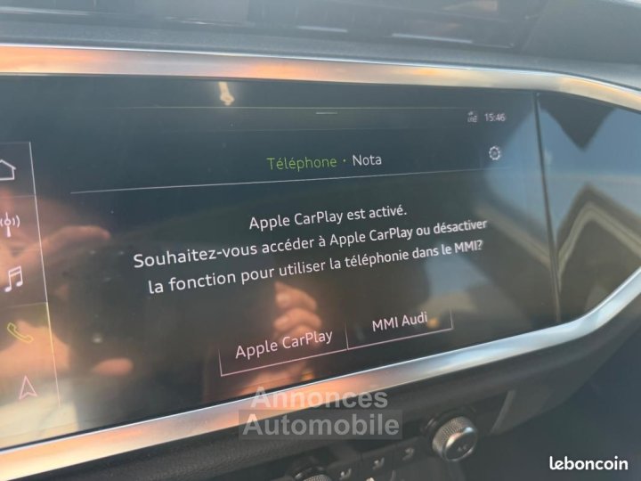 Audi Q3 15 35 TFSI 150 ch S-LINE DESIGN BVA VIRTUAL CARPLAY CAMERA - 9