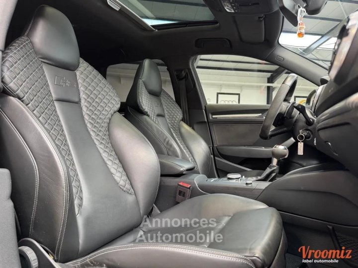 Audi RS3 25 DAZA QUATTRO S-TRONIC 400CH TO/ CUIR NAPPA/VIRTUAL/ ENTRETIEN FULL - 10