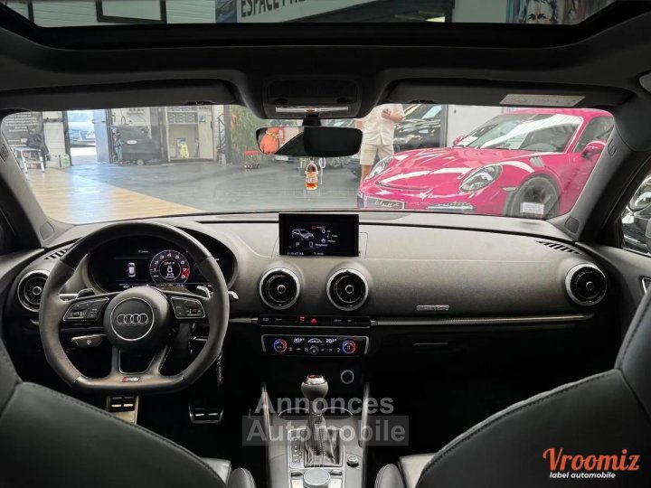 Audi RS3 25 DAZA QUATTRO S-TRONIC 400CH TO/ CUIR NAPPA/VIRTUAL/ ENTRETIEN FULL - 15