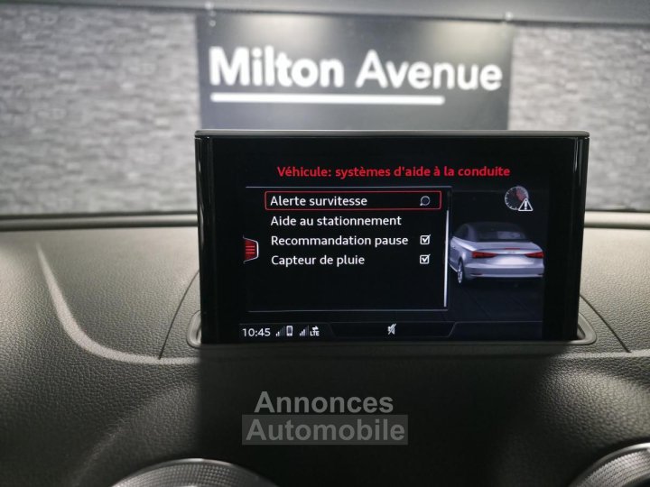 Audi A3 Cabriolet 15 35 TFSI 150 BV S-Tronic 7 S Line - 23