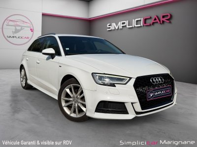 Audi A3 Sportback 14 TFSI COD 150 S tronic 7 S Line bang olufsen siège chauffant démarrage sans clé régulateur de vitesse garantie 12 mois   - 1