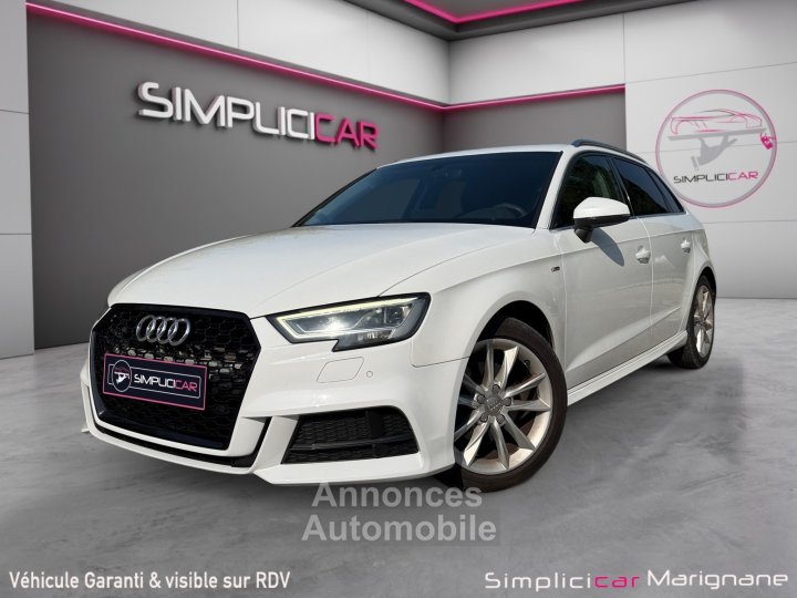 Audi A3 Sportback 14 TFSI COD 150 S tronic 7 S Line bang olufsen siège chauffant démarrage sans clé régulateur de vitesse garantie 12 mois - 4