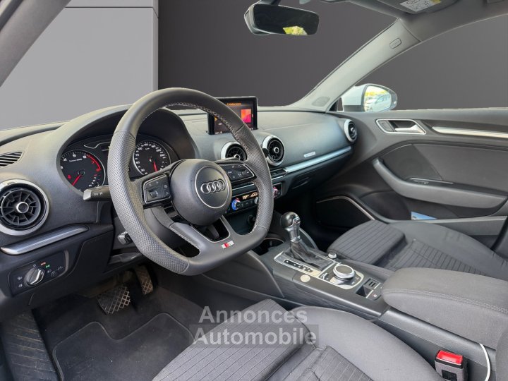 Audi A3 Sportback 14 TFSI COD 150 S tronic 7 S Line bang olufsen siège chauffant démarrage sans clé régulateur de vitesse garantie 12 mois - 10