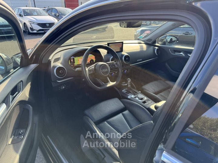 Audi A3 20 TFSI 190 VIRTUAL GPS CARPLAY TOIT PANO BVA - 8