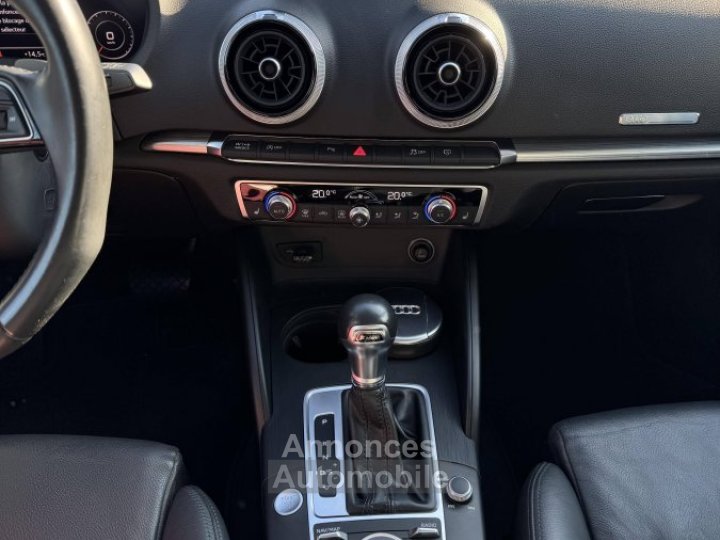 Audi A3 20 TFSI 190 VIRTUAL GPS CARPLAY TOIT PANO BVA - 12